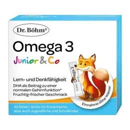 Dr. Böhm Omega-3 Junior Direct Sticks, 30X1,5 g