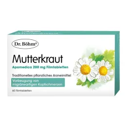 Dr. Böhm Feverfew Apomedica 200 mg kalvopäällysteiset tabletit, 60 kpl