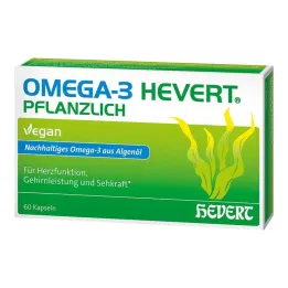 Omega-3 Hevert kasvipohjaiset pehmeät kapselit, 60 kpl