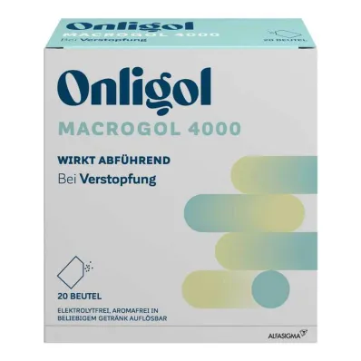 Onligol Macrogol 4000 jauhe liuospussin valmistukseen, 20X10 g Onligol Macrogol 4000 jauhe liuospussin valmistukseen, 20X10 g