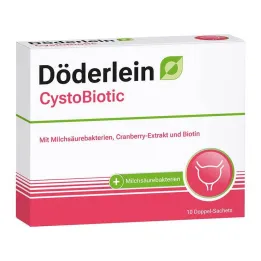 Döderlein Kystobioottiset maitohappobakteerit + karpalojauhe, 10x4 g