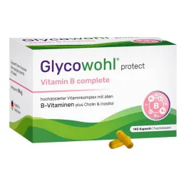 Glycowohl Vitamin B-täydellinen + inositoli + koliinikapselit, 140 kpl