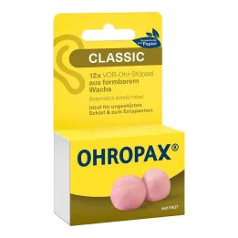 Ohropax Classic vaha korvatulppien eteen, 12 kpl