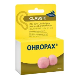 Ohropax Classic vaha korvatulppien eteen, 20 kpl