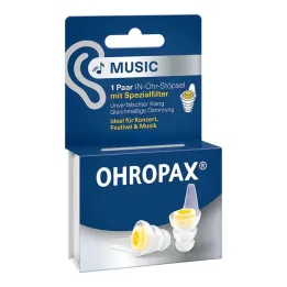 Ohropax Music suodatintulpat korvaan, 2 kpl