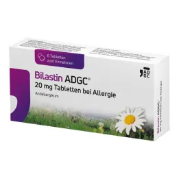 Bilastin ADGC 20 mg tabletit allergikoille, 6 kpl