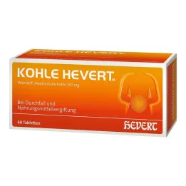 Charcoal Hevert tabletit, 60 kpl