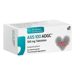 ASS 100 ADGC 100 mg tablettia, 100 kpl