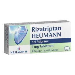 Rizatriptan Heumann migreeniin 5 mg tabletit, 2 kpl