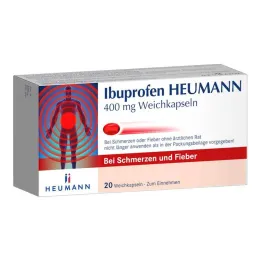 Ibuprofeeni Heumann 400 mg pehmeät kapselit, 20 kpl