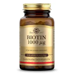 Solgar Biotin 1000 µg kapselit (50 kpl)