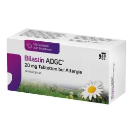 Bilastin ADGC 20 mg tabletit allergikoille, 100 kpl