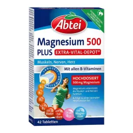 Abbey Magnesium 500 Plus tabletit, 42 kpl