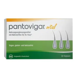 Pantovigar vital kapselit ravintoaineilla hiuksille, 30 kpl