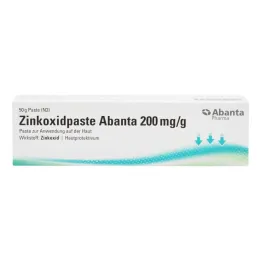 Sinkkioksiditahna Abanta 200 mg/g Iholle tarkoitettu tahna, 50 g