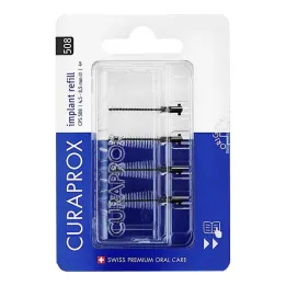 Curaprox Cps 508 hammasväliharjaimplantti 1,7 - 8,5 mm, 4 kpl