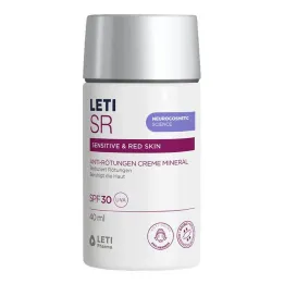Leti SR Anti-Redness Cream Mineral SPF 30, 40 ml