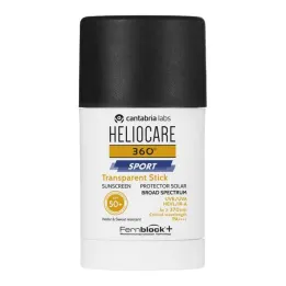 Heliocare 360° Sport läpinäkyvä tikku SPF 50+ , 25 g