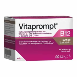Vitaprompt B12 500 µg suorat tikut, 20 kpl
