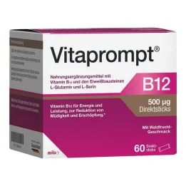 Vitaprompt B12 500 µg suorat tikut, 60 kpl