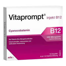 Vitaprompt injekt B12 1000 µg injektioliuos, 10x1 ml