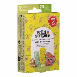 Wild Stripes Kids herkät Jungle Vibe -laastarit, 20 kpl