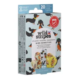 Wild Stripes Kids herkkä Animal Fun -laastarit, 20 kpl