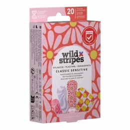 Wild Stripes Classic herkät Pastelli Fun -laastarit, 20 kpl
