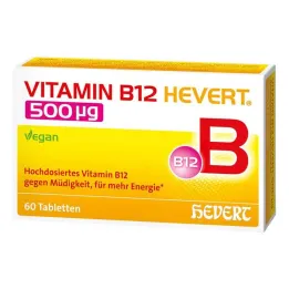 B12-vitamiini Hevert 500 µg tabletit, 60 kpl