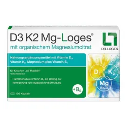 D3 K2 MG-Loges kapselit, 100 kpl