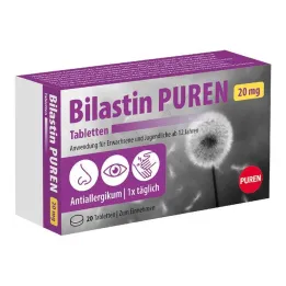Bilastin Puren 20 mg tabletit, 20 kpl