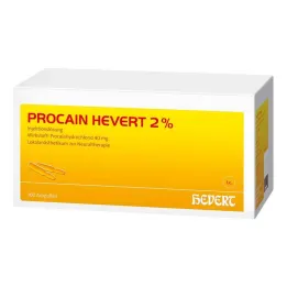 Procaine Hevert 2 % injektioneste-ampullit, 100x2 ml