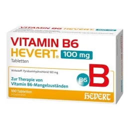 B6-vitamiini Hevert 100 mg tabletit, 100 kpl