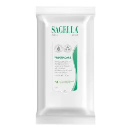 Sagella Active Pregnacare puhdistuspyyhkeet, 15 kpl