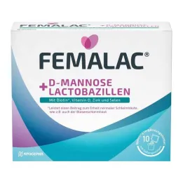 Femalac D-Mannose + Lactobacillus jauhe H.e.L.z.E.:lle, 10 kpl