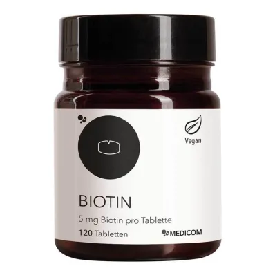 Biotiini 5 mg biotiinia per tabletti, 120 kpl