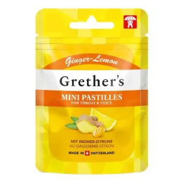 Grethers Ginger Sitruuna sokeriton, 30 g