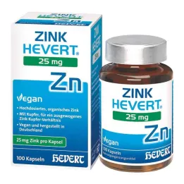 Sinkki Hevert 25 mg kapselit, 100 kpl