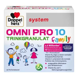 Doppelherz Omni Pro 10 perhejärjestelmän juomarakeita, 20 kpl