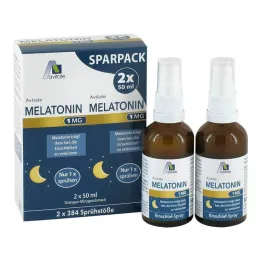 Melatoniini 1 mg unisuihke, 2x50 ml