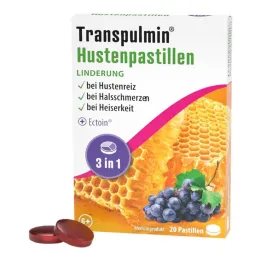 Transpulmin-yskäimeskelytabletit, 20 kpl