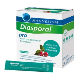 Magnesium Diasporal sydän- ja verenpainejauhe, 30 kpl