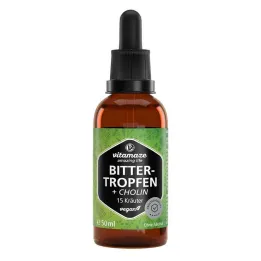 Bitter drops 15 yrttiä + koliini ilman alkoholia, 50 ml