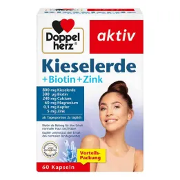 Doppelherz piidioksidi + biotiini + sinkki kapselit, 60 kpl