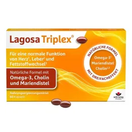 Lagosa Triplex pehmeät kapselit, 60 kpl