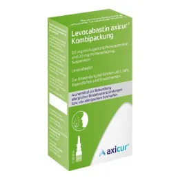 Levocabastin axicur -yhdistelmä 0,5 mg / ml 4 ml AT + 5 ml Nas, 1 p