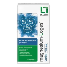 Magnesium-Loges vario 100 mg kapselit, 180 kpl