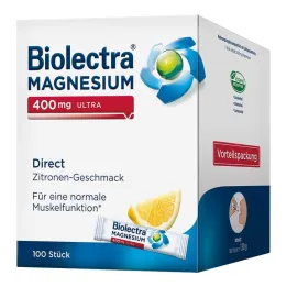 Biolectra Magnesium 400 mg ultra Direct Lemon, 100 kpl