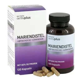 Activplus maitoohdake + artisokka + voikukka kapselit, 120 kpl