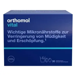 Orthomol Vital Granules / Tabletit / Kapselit Oranssi, 30 kpl